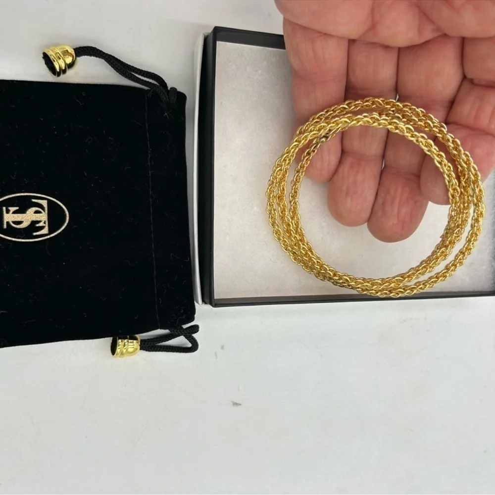 Women’s Sylvia Toledano bracelet set of three - Picture 8 of 11